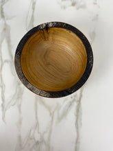 Load image into Gallery viewer, Burned Rim Oak Wooden Bowl